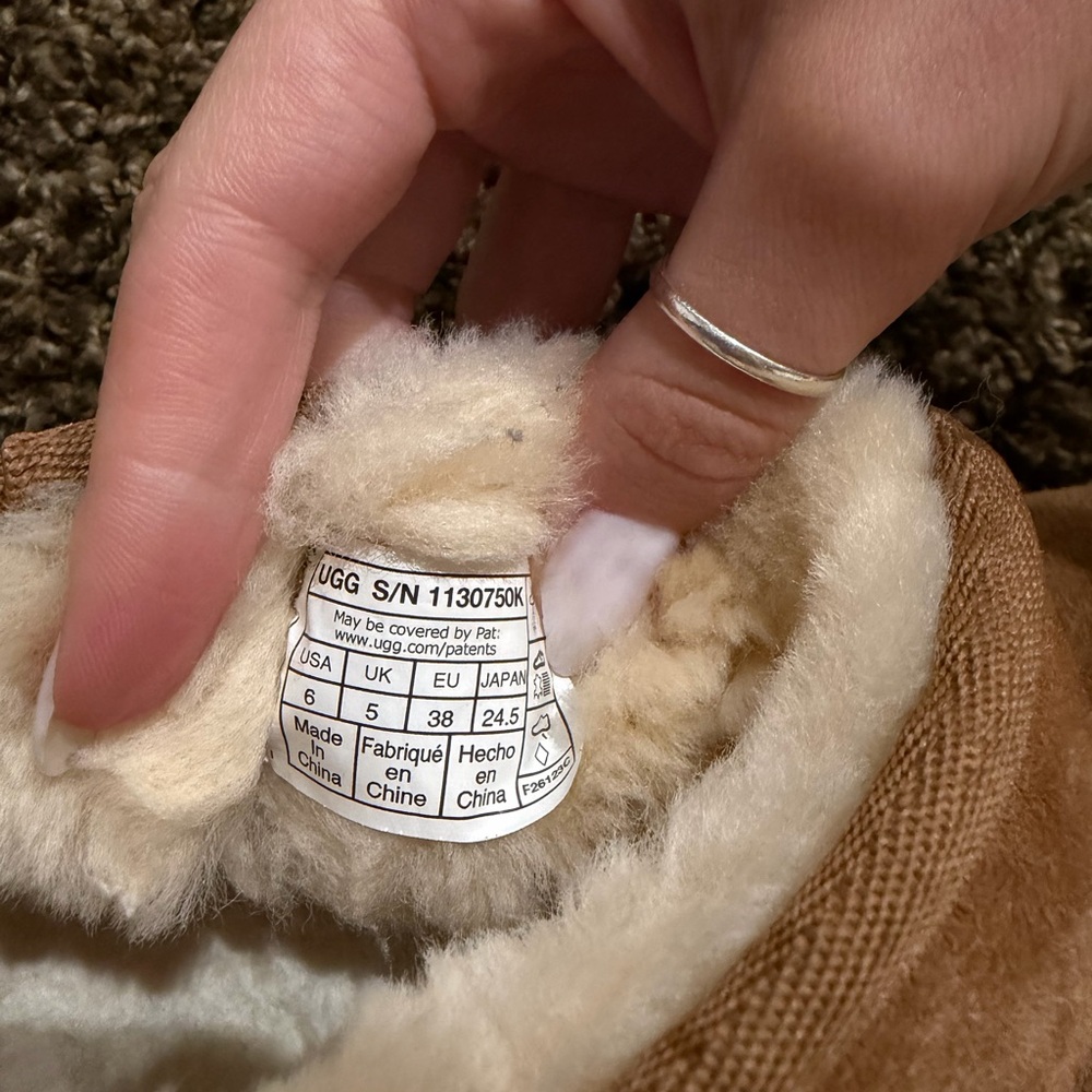 UGG Chestnut Suede Shearling-Lined mini Boots - image 2